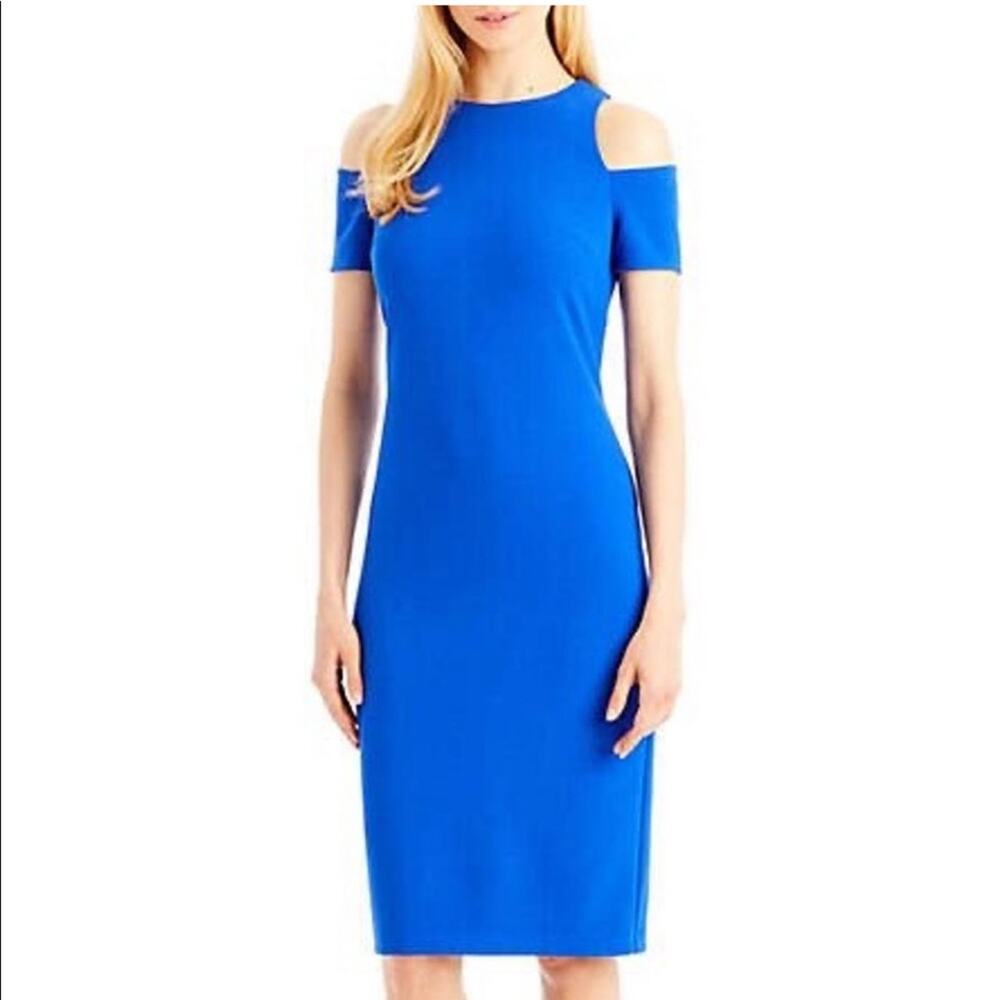 Nicole Miller Cold Shoulders Dress